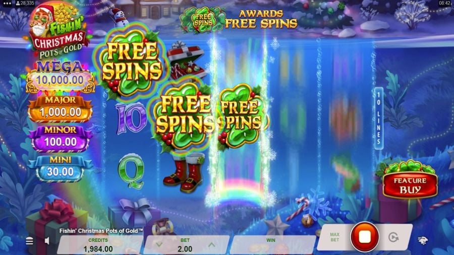 Fishin Christmas Pots Of Gold Bonus Eng - partycasino