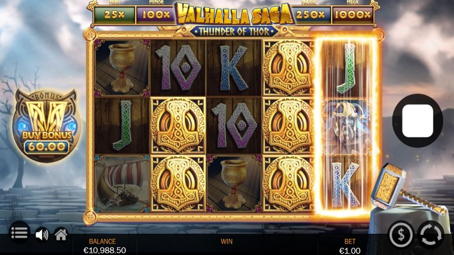 Valhalla Saga Thunder Of Thor Bonus Eng - partycasino
