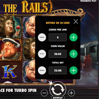 Down The Rails Bet - partycasino