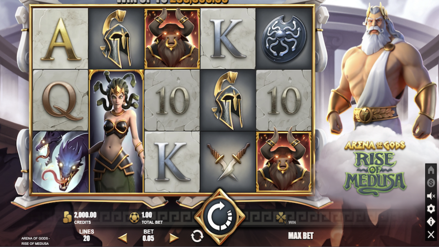 Arena Of Gods Rise Of Medusa En Slot - partycasino