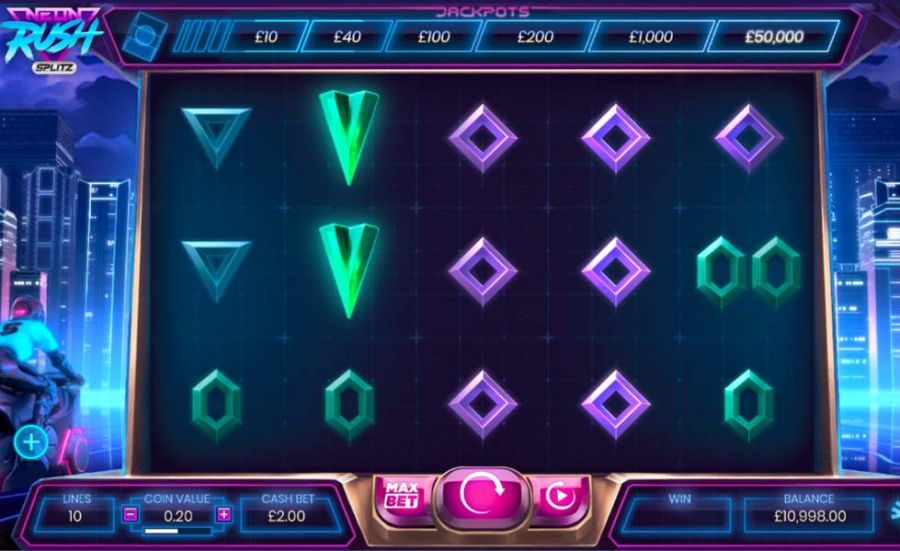 Neon Rush - partycasino