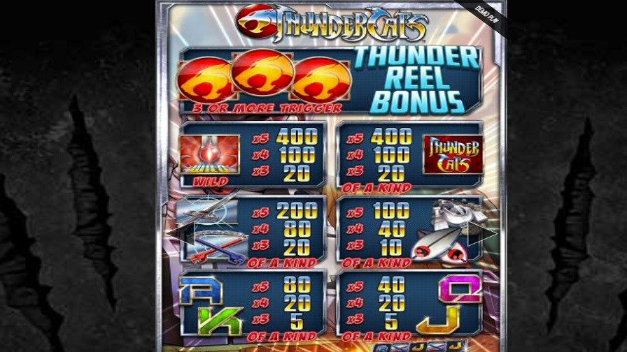 Thundercats Feature Symbols Eng - partycasino