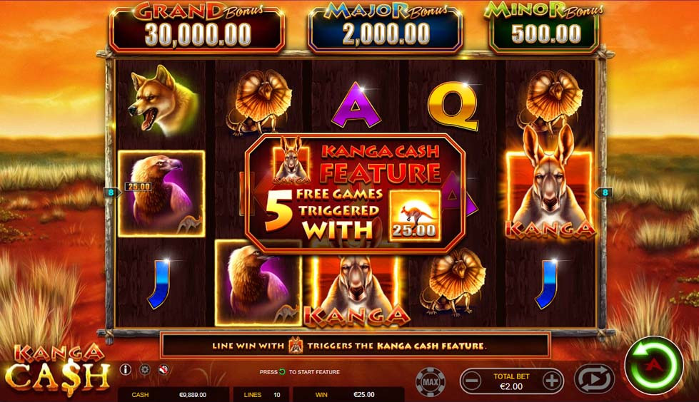 Kanga Cash Bonus - partycasino