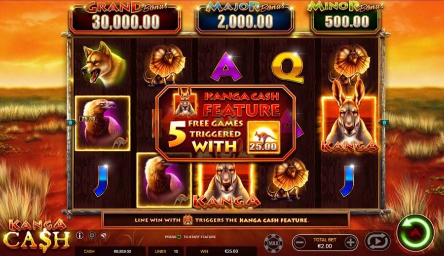Kanga Cash Bonus - partycasino