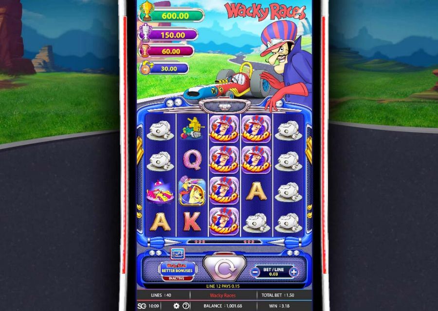 Wacky Races - partycasino