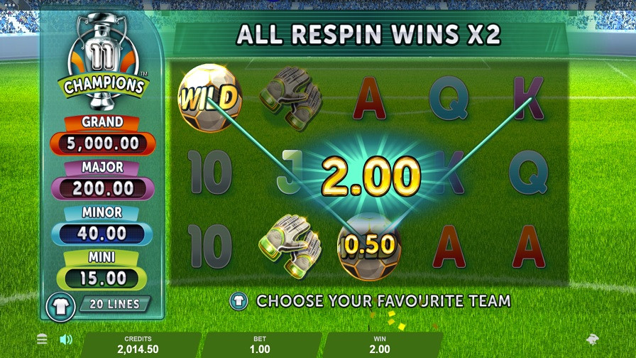 11 Champions Bonus Eng - partycasino