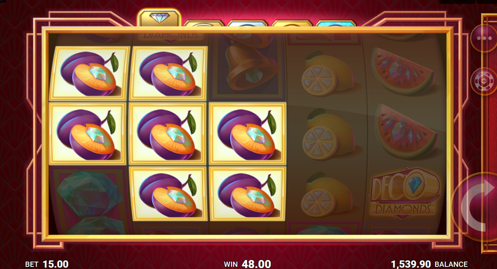 Deco Diamonds Win - partycasino