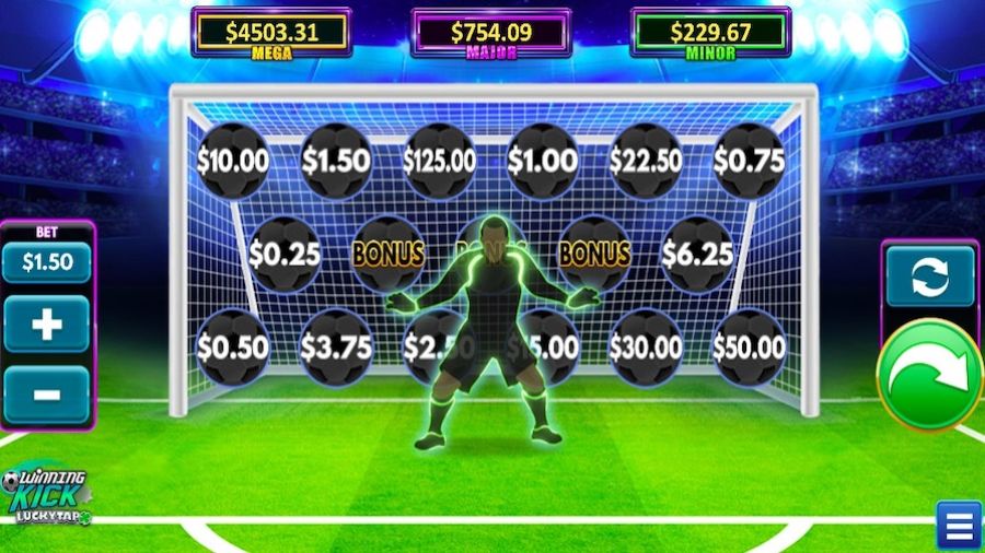 Winning Kick Luckytap Slot En - partycasino