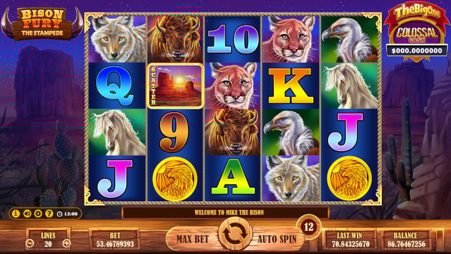 Bison Fury The Stampede Free Spins - partycasino