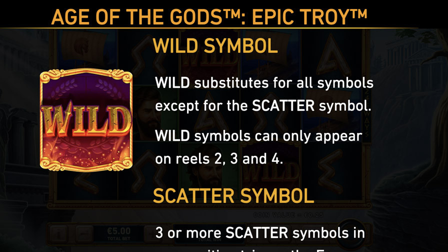 Age Of Gods Epic Troy Symbols Eng - partycasino