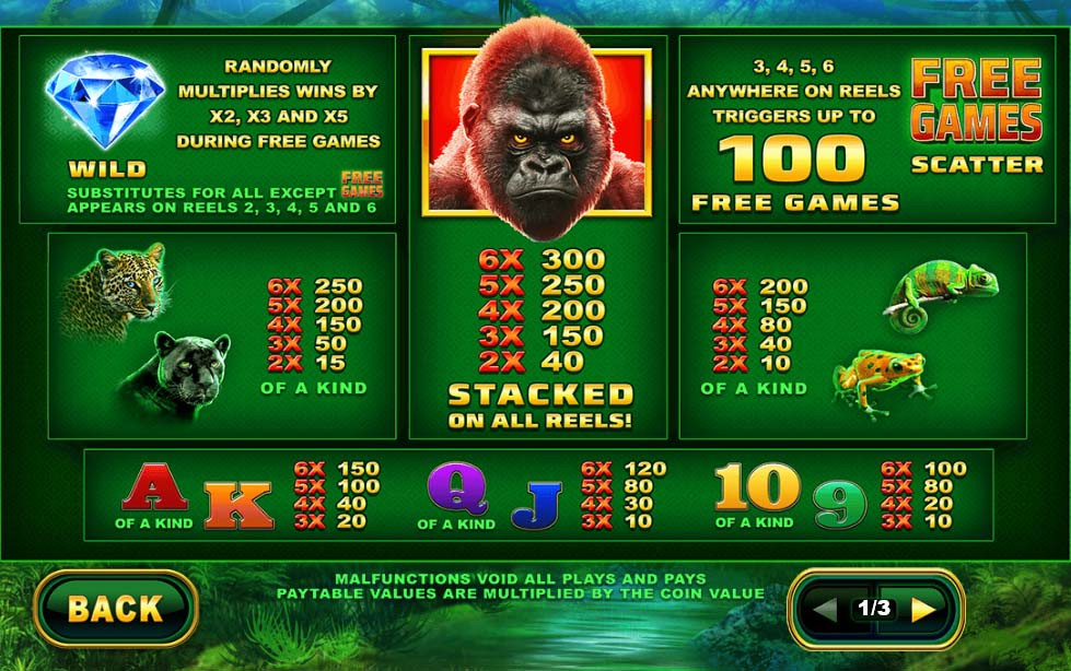 Epic Ape Featured Symbols - partycasino