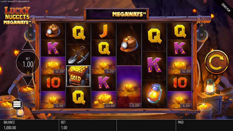 Lucky Nuggets Megaways Slot Eng - partycasino