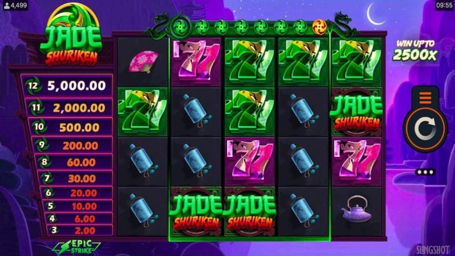 Jade Shuriken Slot - partycasino