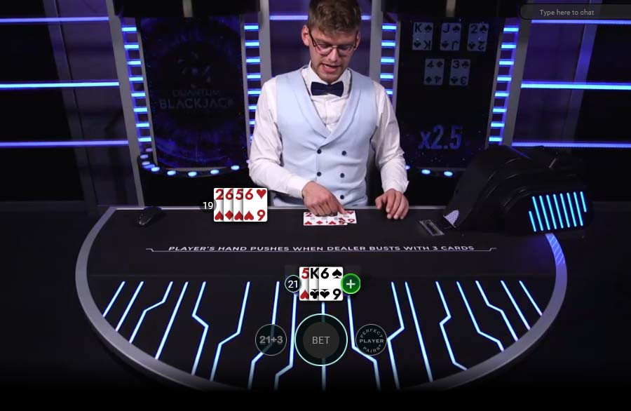 Quantum Blackjack - partycasino
