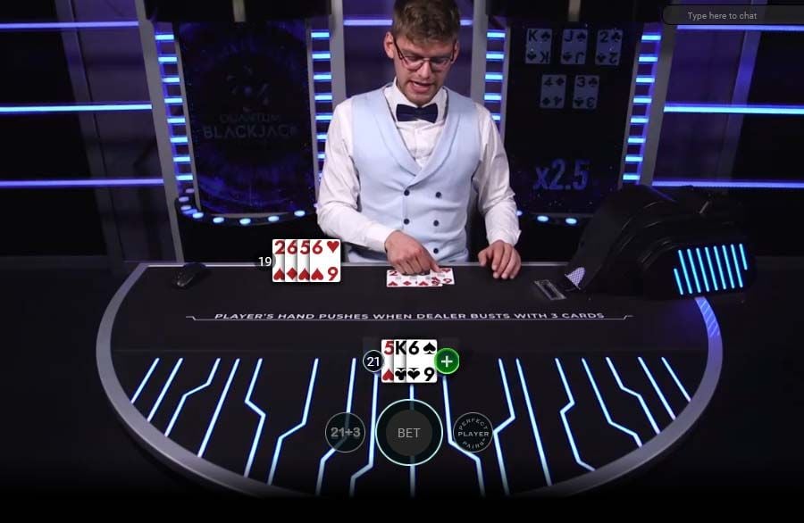 Quantum Blackjack - partycasino