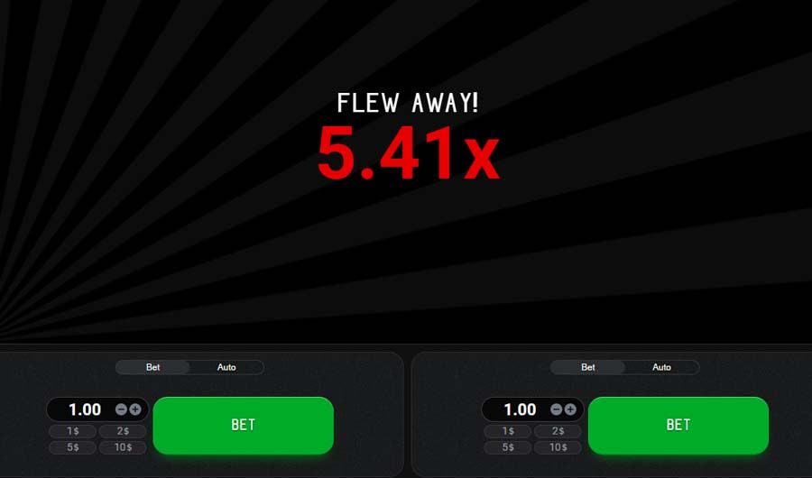 Aviator Bg Flew Away - partycasino