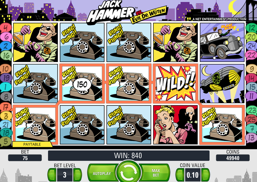 Jackhammer Nice Win - partycasino