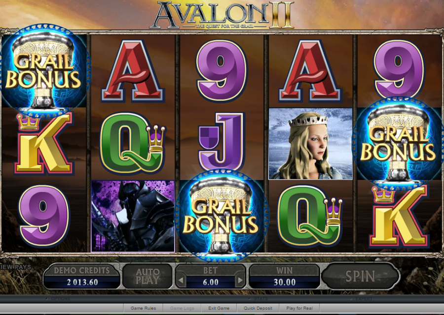 Avalon 2 Scatter - partycasino