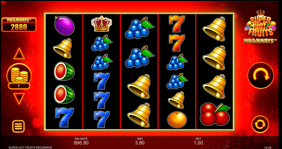 Super Hot Fruits Megaways Bonus - partycasino