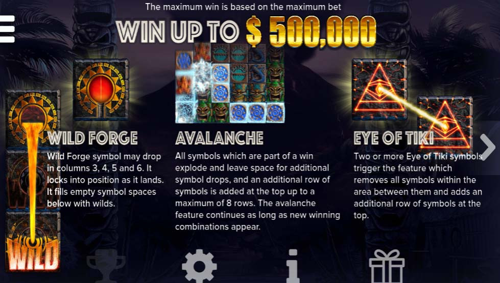 Tahiti Gold Featured Symbols - partycasino