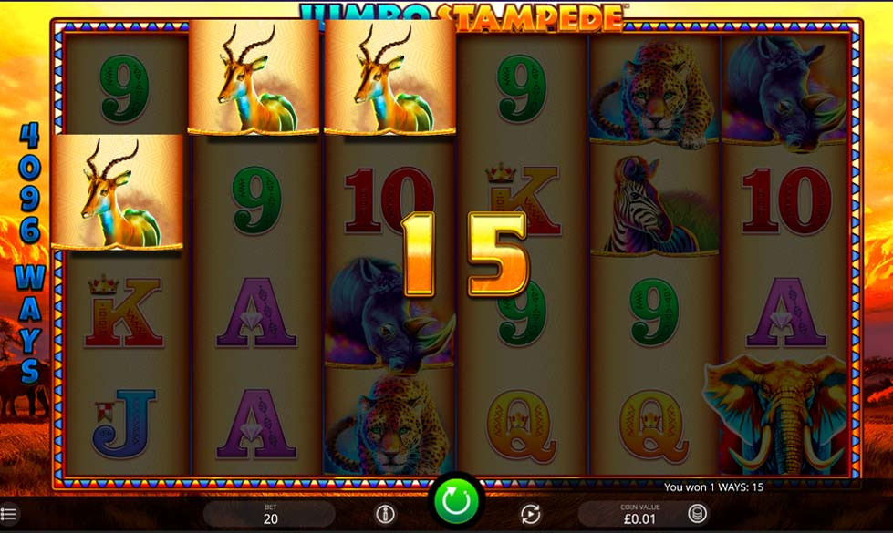 Jumbo Stampede Win - partycasino