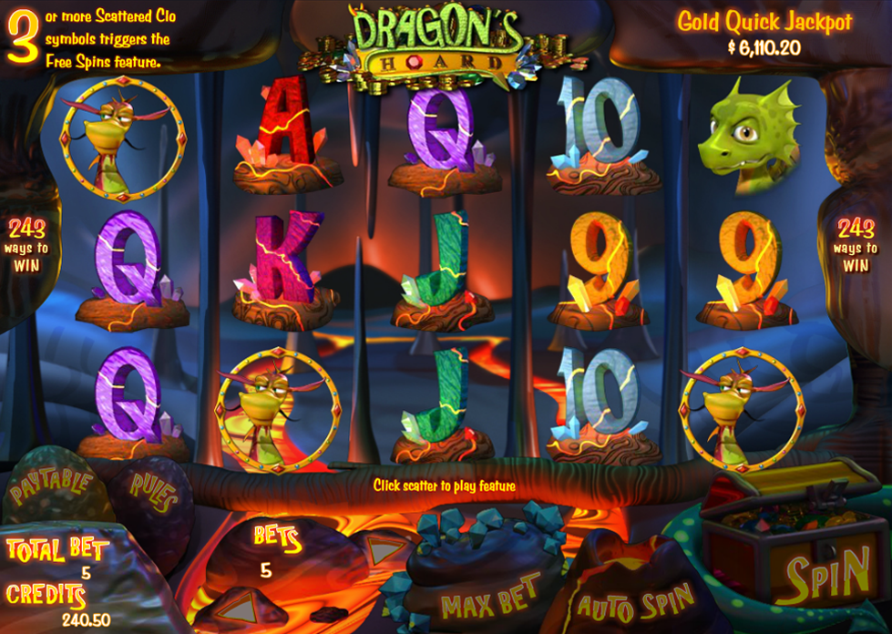 Dragons Hoard Bonus - partycasino