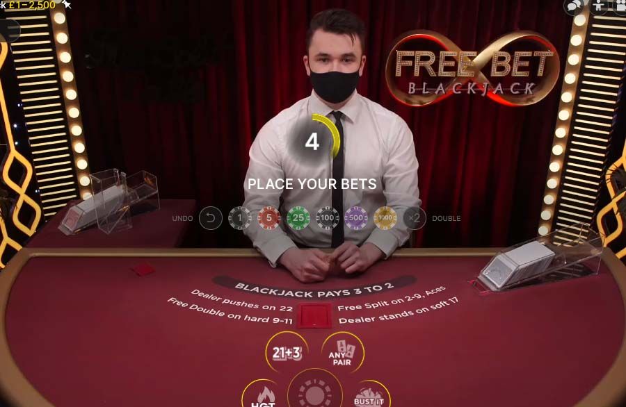 Free Bet Blackjack Live - partycasino