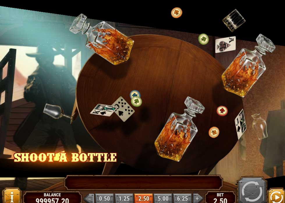 Gun Slinger Bottle Bonus - partycasino