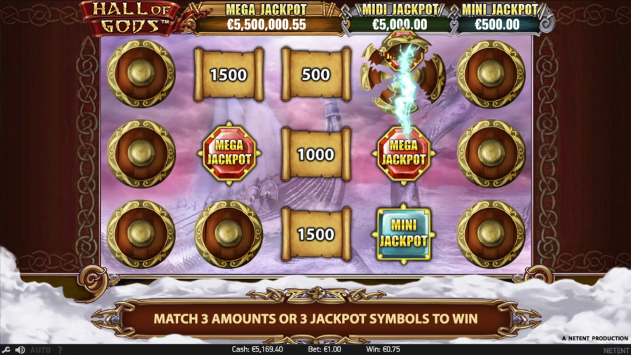 Hall Of Gods Jackpot - partycasino