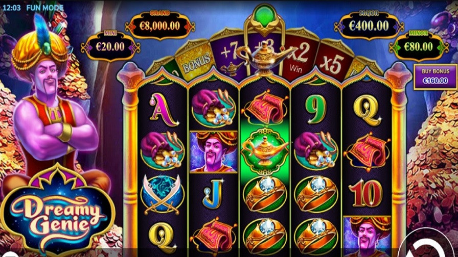 Dreamy Genie Slot Amended - partycasino