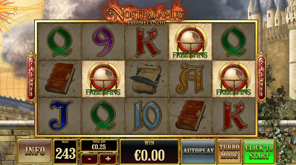 Nostradamus Bonus - partycasino