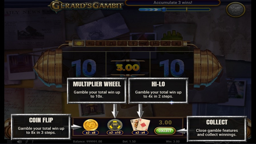 Gerards Gambit Bonus - partycasino
