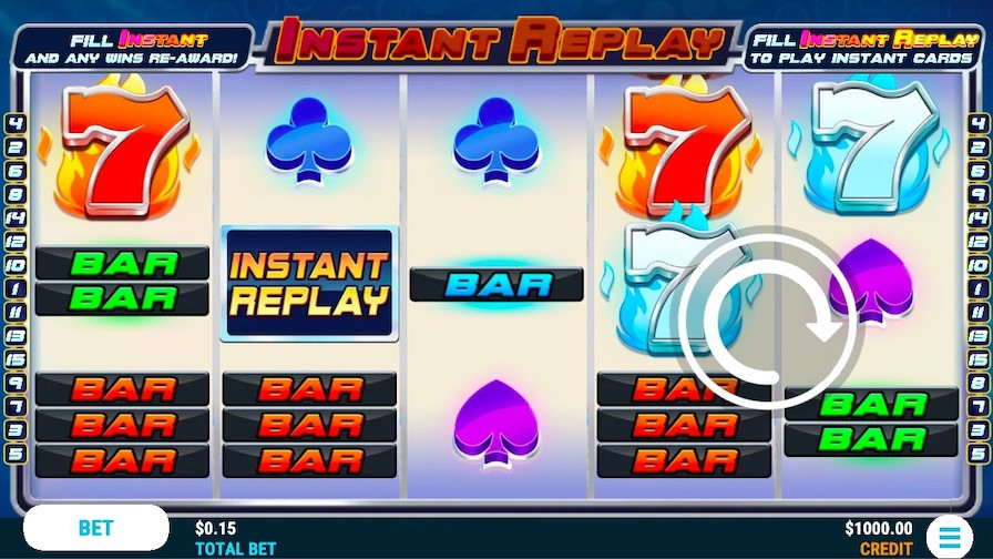 Instant Replay Slot En - partycasino