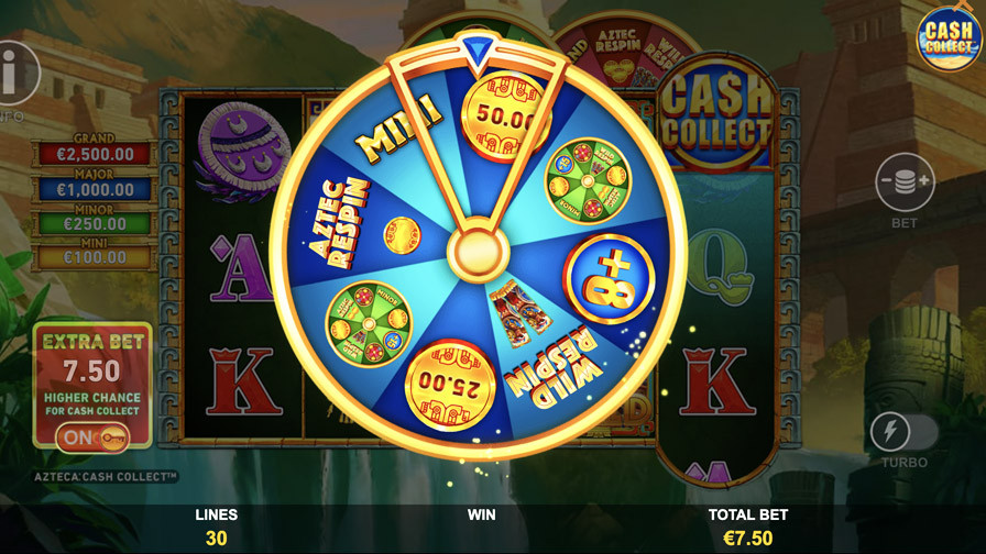 Azteca Cash Collect Bonus - partycasino