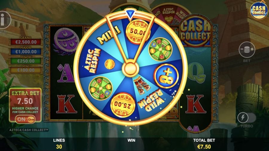 Azteca Cash Collect Bonus - partycasino