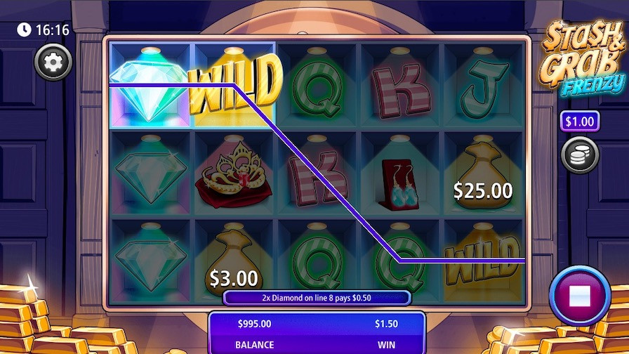 Stash And Grab Frenzy Bonus - partycasino
