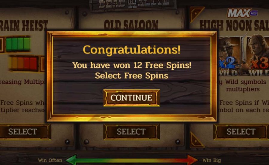 Dead Or Alive 2 Bonus - partycasino