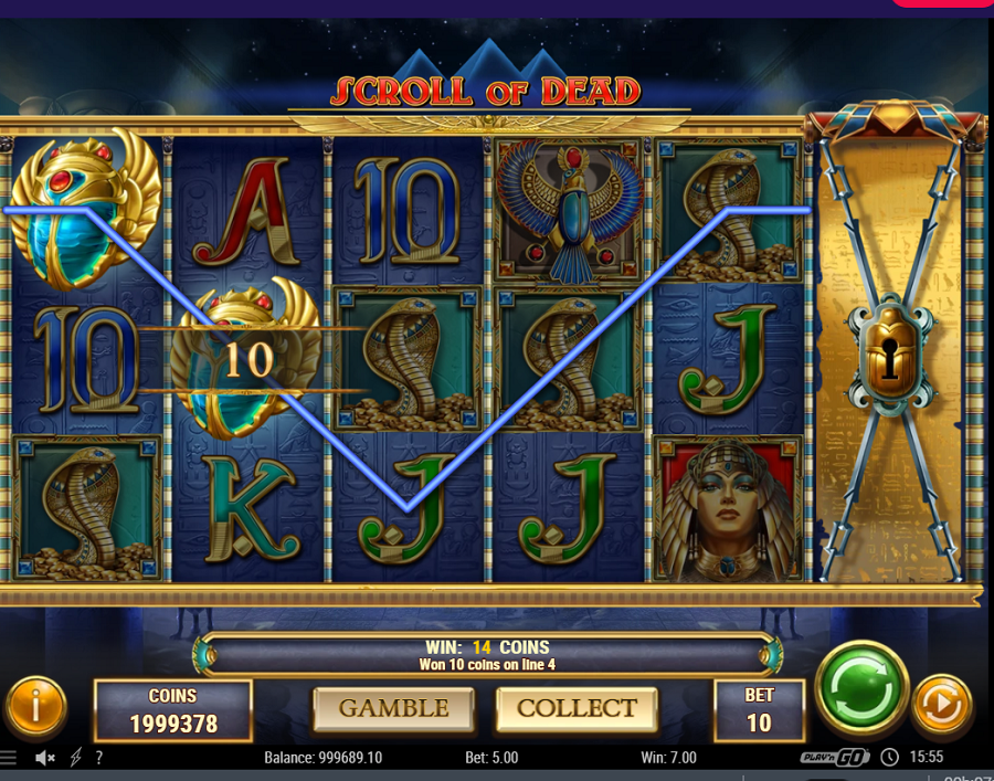 Scroll Of Dead Bonus - partycasino