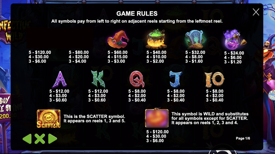 Infective Wild Symbols - partycasino