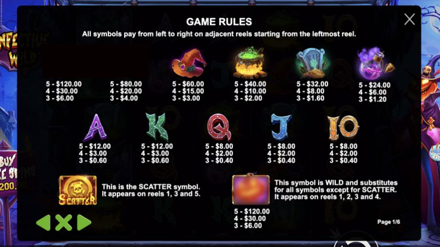 Infective Wild Symbols - partycasino