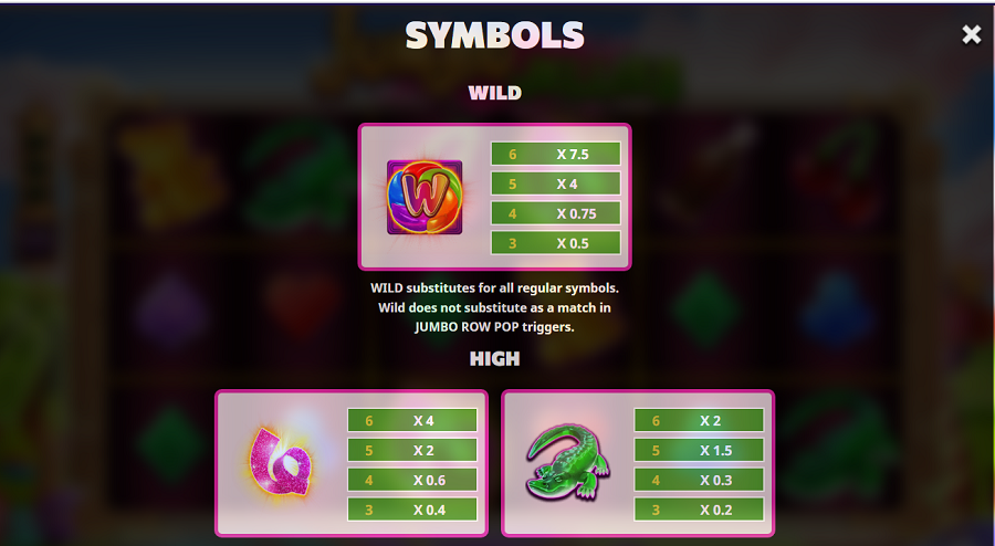 Jumbo Jellies Feature Symbols 1 - partycasino