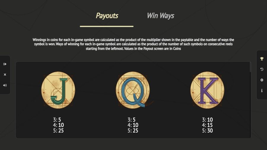 The Da Vinci Device Feature Symbols Eng - partycasino