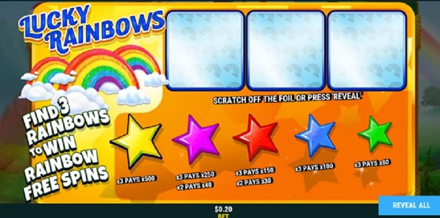 Rainbow Wishes Bonus - partycasino