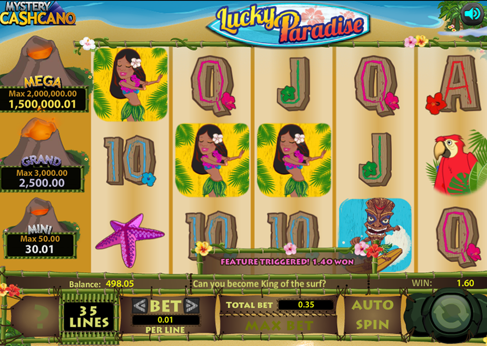 Lucky Paradise Scatter - partycasino