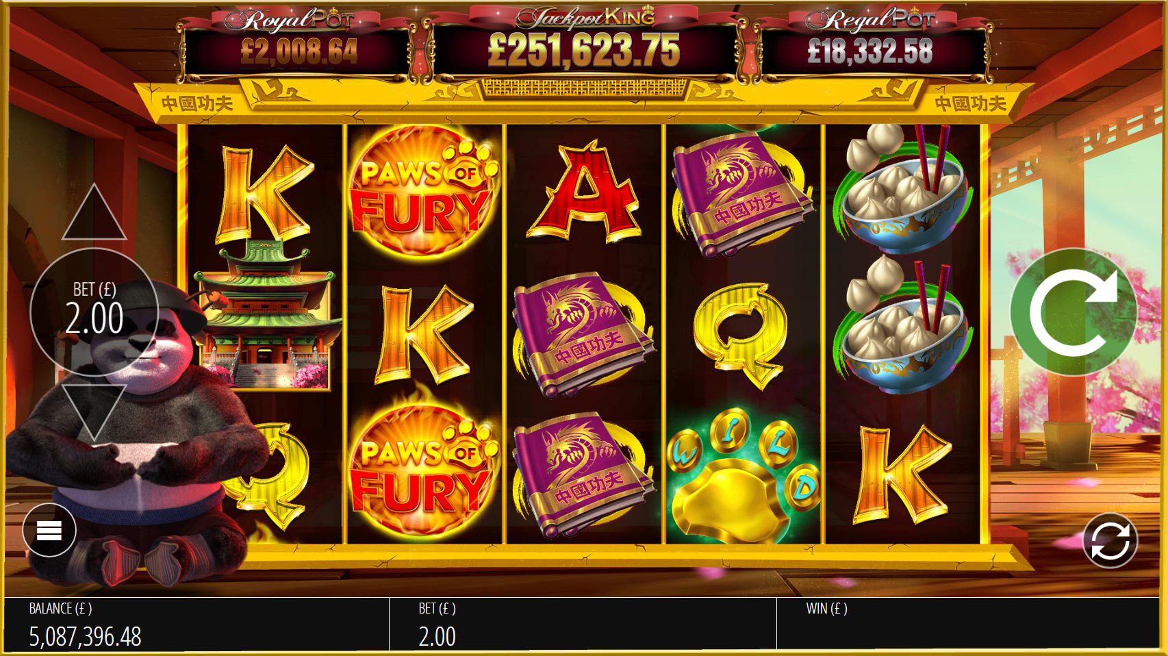 Paws Of Fury - partycasino