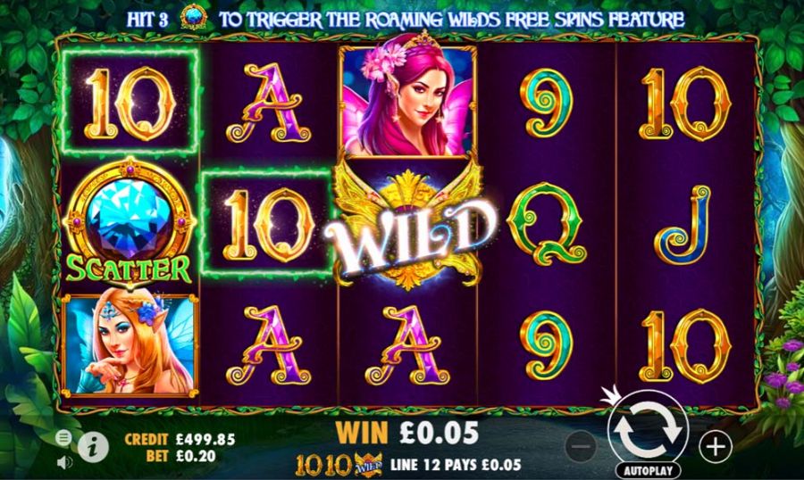 Wild Pixies Win - partycasino