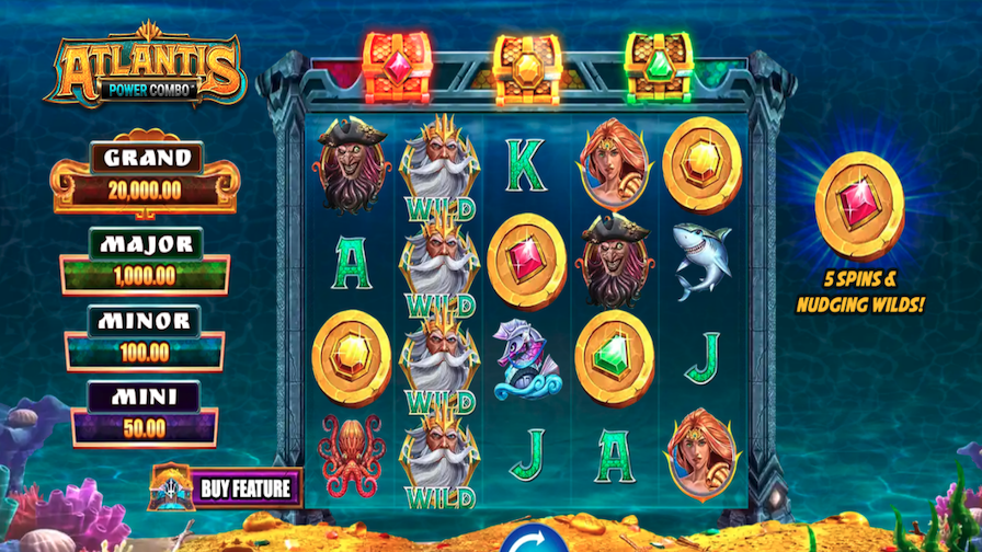 Atlantis Power Combo Slot - partycasino