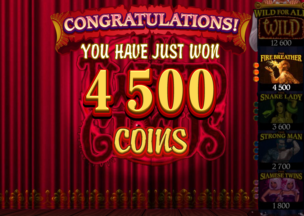 The Twisted Circus Bonus Win - partycasino