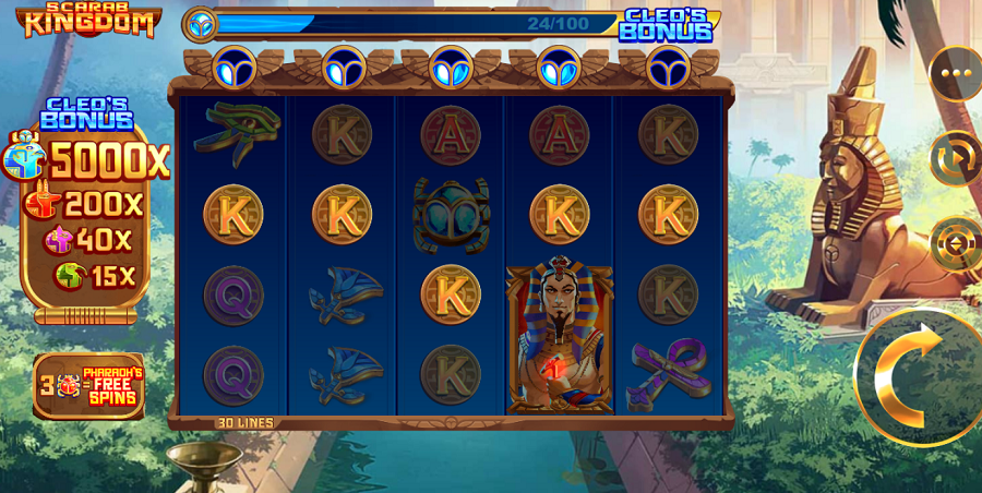 Scarab Kingdom Bonus - partycasino