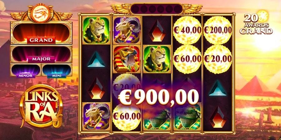 Links Of Ra Main Game - partycasino